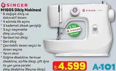 SİNGER M1605 DİKİŞ MAKİNESİ